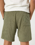 Terry Shorts Army Green