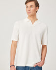 Merino Polo White