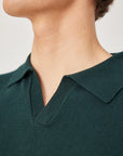 Merino Polo Green