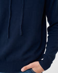 Cashmere Hoodie Navy